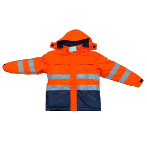 High Visibility Men’s Safety Winter Workwear Parka with Hivi Reflective