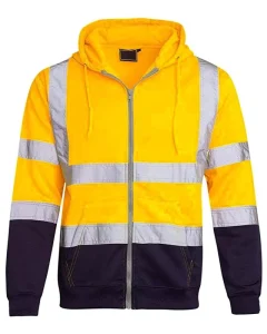 High Visibility Reflective Safety Jacket Waterproof Protective Industrial Men’s Polyester Workwear Construction Uniforms