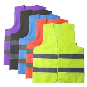 High Viz Safety Vest, Polyester Mesh, Construction Reflector Vest, Summer Breathable Industrial Safety Vest