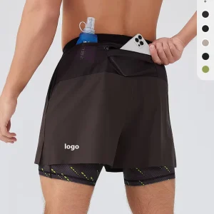 High Waist Men’s Athletic Basketball Shorts Quick Dry Activewear With Pockets Men’s Running Shorts Quick Dry Workout Shorts