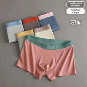High end Business Men’s Underwear Made 100S Modal Seamless Antibacterial Breathable Eco Friendly Quick Dry Boxer Brief