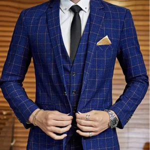 High-end Men’s Three-Piece Custom Suit