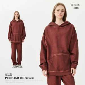 High quality men’s and women’s hooded sweatshirts Solid color hooded sweatshirts Customized oversized