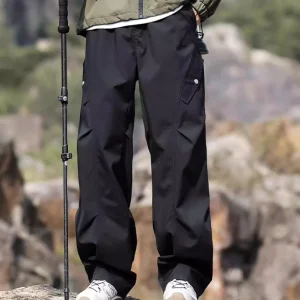 Hiking Pants Outdoor Men’s Sport Trousers Waterproof Breathable Camping Taped Seems Windproof Climbing Fishing Casual Ski