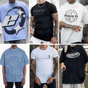 Inventory of Short Sleeved Men’s T-shirts Summer Fashion Top Loose and Casual Men’s T-shirts Randomly Shipped