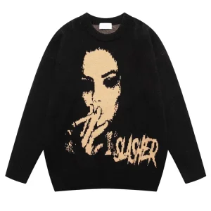 Jacquard Knitwear Jumpers Winter Fashion Men Clothes Knit Sweater Knitted Custom Cotton Men’s Sweater