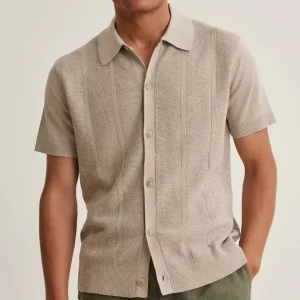 Knit Sweatshirt Fashion Sweater Men Knitwear Cardigan Knitting Machine Sweater Knitwear Cotton Polo Shirt Sweater