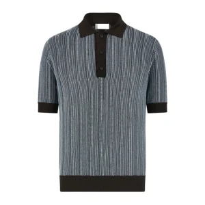 Knitwear Manufacturers Designer Knitted Men’s Turn-Down Neck Short Sleeve Polo Sweater