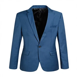 Korean Style High Quality Men’s Plus Size Slim Fit Breathable Waterproof Casual Suit Tuxedo with Zipper Closure