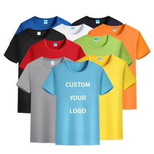 LXF Personalized Quick-dry T-shirts for Men and Women Company Event Workwear Sportswear Men’s Round Neck Custom logo T-shirts