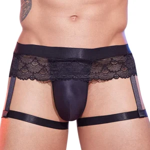 Lace Fringed Seductively Alluring Underwear Skin-friendly Wild and Sexy Man Triangle Underwear