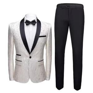 Latest Design Business Suits Set Luxury Groom Man Formal Dress Coat Slim Fit Men Wedding Suits 2 Pieces