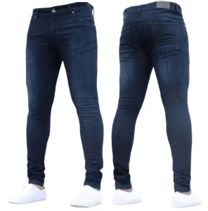 Light Washed Colorful Men’s New Casual Skinny Pants Men’s Jeans for All Seasons