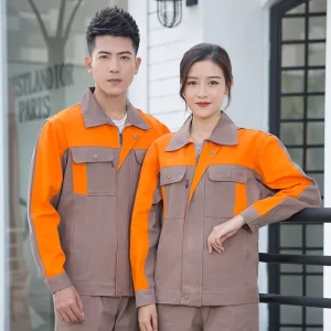 Long Sleeve Men’s Pure Cotton Work Clothes for Electricians