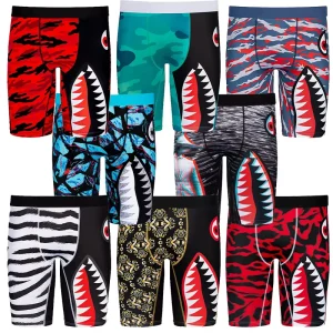 Low MOQ Custom Design Logo Brief Shorts, Custom Underwear Boxer Waistband, Organic Underwear for Men