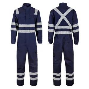 Low MOQ Men’s Reflective Workwear Set Hi Vis Jacket Cargo Pants Customized Work Uniform