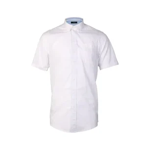 Low Price of Different Kinds of Fashion Short Sleeve White Shirts for Men