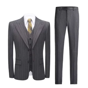 Luxury Groom Wedding Dress Men 3 Piece Male Blazers Slim Fit Suits for Men Costume Men’s Clothing Business Suits