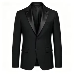 Luxury Men’s Wedding Blazer Breathable Slim Fit Business Suits Single Breasted with Custom Design Polyester