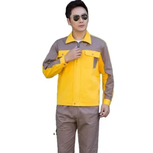Luxury Work Wear Uniform Men’S Pure Spring and Autumn Cotton Color Combination Durable 6 Colors