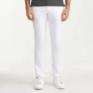 MOQ 1 PCS Custom Logo White Solid Color Blank Pants Men Plus Size Men’s Golf Pants Trousers