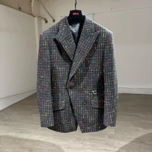 MOQ 1 Piece High Quality Men’s Colorful Woven Blazer New Design Formal Suit Jacket for Business Occasions