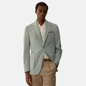 MTM Half Canvas Italian Wool Blend Slim Fit Business Men’s Suit Jacket Blazer
