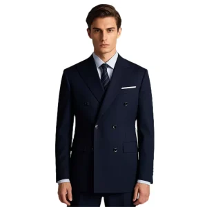 Made to Measure Jackets Modern Solid Black Men’s Suits Blazer Dress Suit Italian High-end Suit