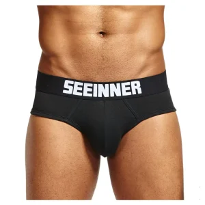 Man Customized Waistband Cotton 27s Inner Sexy Long Boxer Briefs Shorts Men’s Underwear