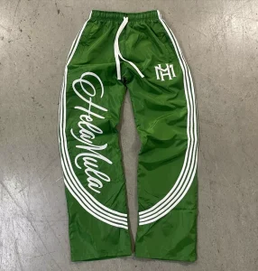 Manufacture Custom Work Nylon Pants Breathable Embroidery Jogger Streetwear Heavy Nylon Pants for Men