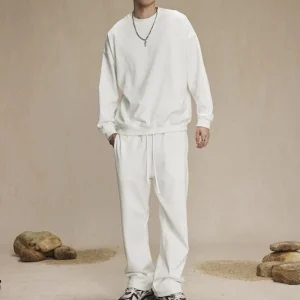 Manufacturer Custom Men’s Sweater Gym Pants Jogging Men Tracksuit Hoodies Set Men’s Sweatshirts Set
