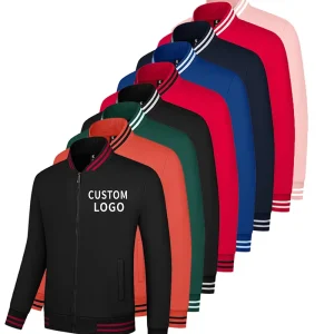 Manufacturer Custom Printed Embroidered Sleeves Street Baseball Letter varsity Jacket for Men