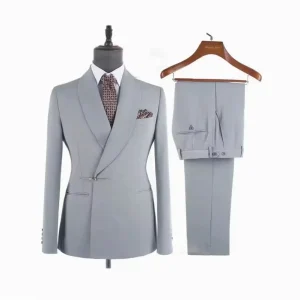 Manufacturer Direct Sales Solid Color Business Leisure Groomsmen Wedding Two Piece Set Men’s Clothing