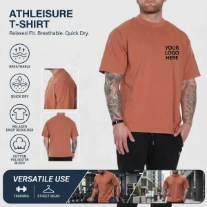 Manufacturer Loose Fit Short Sleeve Skin Friendly Breathable t Shirt Men Gym Activewear Gym Workout Fitness Custom Men’s T Shirt