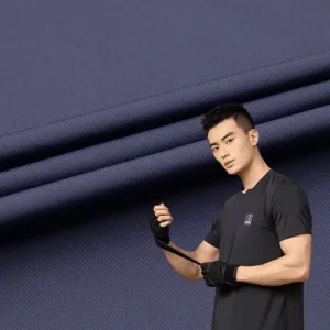 Memory 80%N 20%Sp Men’s High Elasticity Microfiber Terry Fabric with Sweat Management for Garment Sportswear
