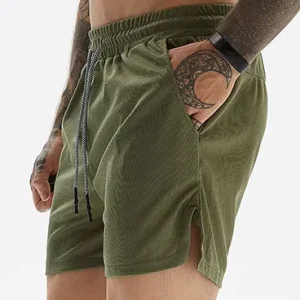 Men Activewear Athletic Sweat Sports Fitness Sportswear Mens Workout Compression Running Gym Shorts