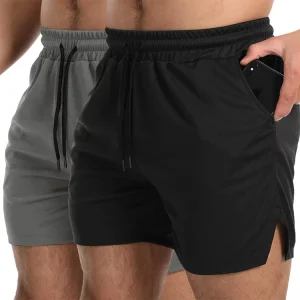 Men Activewear Athletic Sweat Sports Fitness Workout Compression Running Gym Shorts