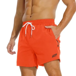 Men Athletic Running Shorts Nylon Quick Dry Sports Tennis Shorts 5 Inch Lightweight Workout Gym Active Men’s Shorts
