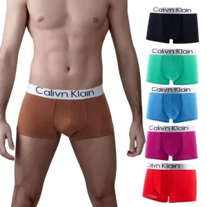 Men Boxer Underwear Packed Custom Waistband logo Cotton Men’s Boxer Briefs