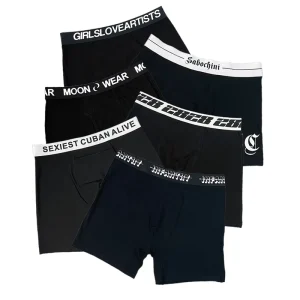 Men Boxers Briefs Stretch Cotton Elastic Band Breathable Underwear Men Plus Size Boxers for Men