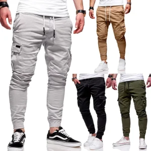 Men Cargo Pants Multi Pockets Plus Size Men Long Pants Fashion Factory Pencil Pants Quality Cotton Men Trousers