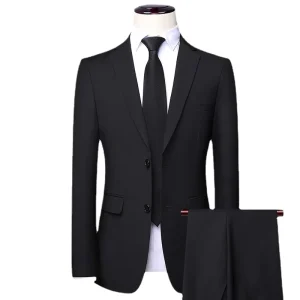 Men Classic Formal Business 3 Pieces Wedding Suit Luxury Men’s Tuxedo Suit