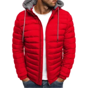 Men Coat Soild Jackets Winter Mens Clothing Long Sleeve Jackets Men’s