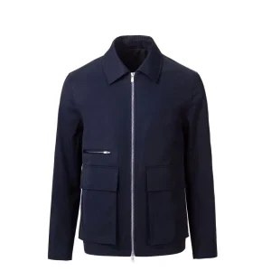 Men Cropped Polyester Jackets Black Outdoor Jackets