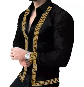 Men Custom Shirt Men Dress Shirts Long Sleeve Formal Plus Size Men’s Shirts