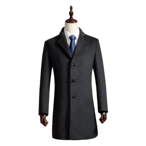 Men Fashion Coat Men Winter Long Belted Trench Coat Mens Fashion Long Winter Trench Coat