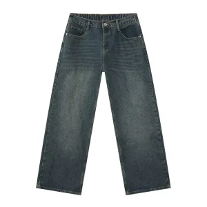 Men Jeans Pants Light Weight Plus Size Comfortable Straight Fit Jeans