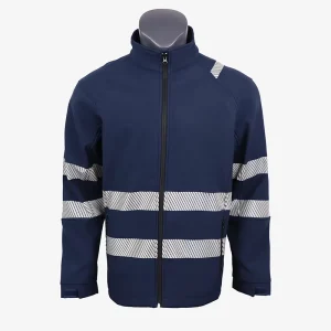 Men Outdoor Safety Engineer Work Jacket Clothing Hivis Blue Coverall Work Clothing Workwear