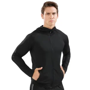 Men Sports Hoodie Men’s Fit Gym Clothes Fitness Yoga Wear Outdoor Jogging Sportswear Set