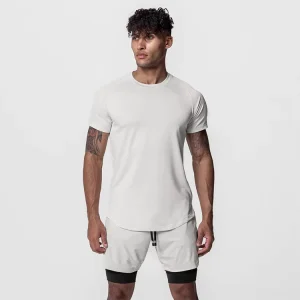 Men Sportswear Customization 95% Cotton 5% Spandex Sport Fitness Jogging Training Wear Plus Size Quick Dry t Shirt Men